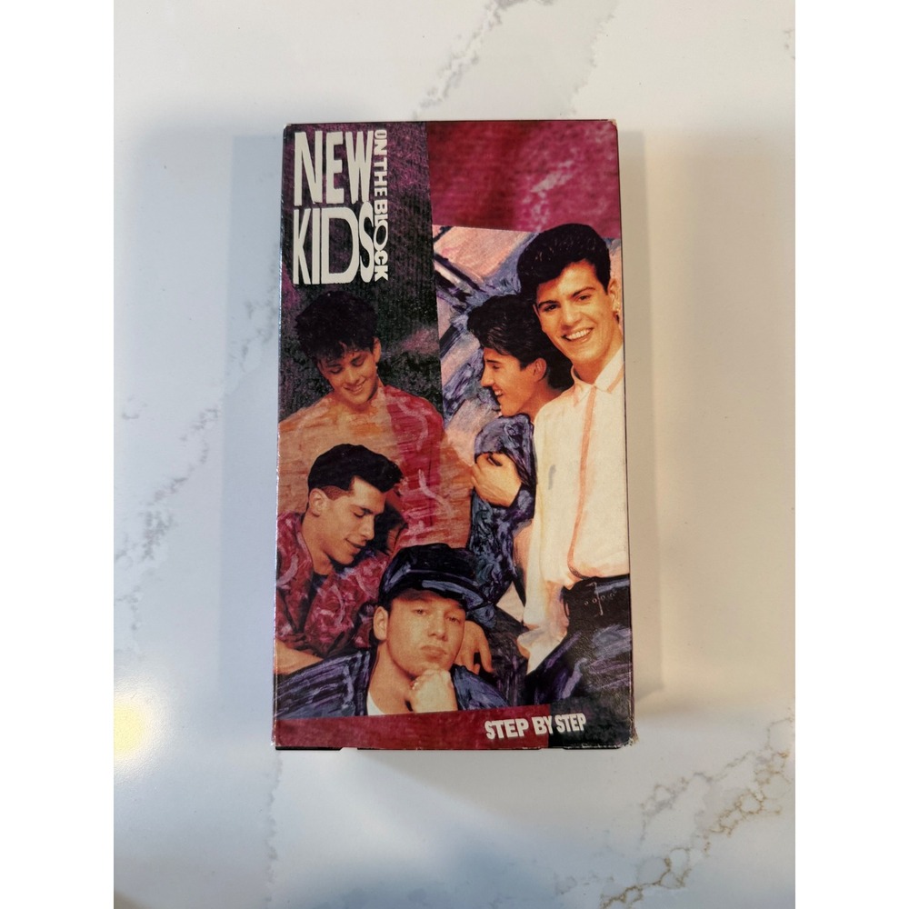 New Kids on the Block Step by Step VHS 1990 NKOTB Music Video‎
